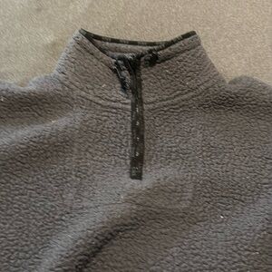 Grey half zip sweater